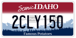2CLY150  license plate in ID