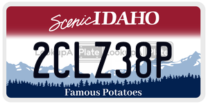 2CLZ38P license plate in Idaho