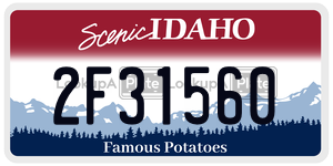 2F31560  license plate in ID