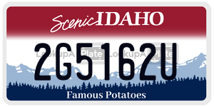 2G5162U  license plate in ID