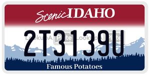 2T3139U  license plate in ID