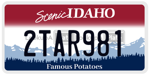 2TAR981  license plate in ID