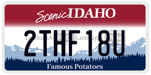 2THF18U  license plate in ID