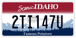 2TI147U license plate in Idaho