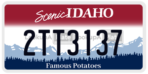 2TT3137  license plate in ID