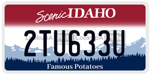 2TU633U  license plate in ID