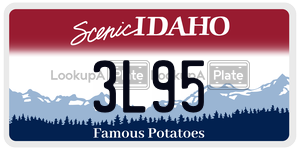3L95  license plate in ID