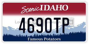 4690TP  license plate in ID