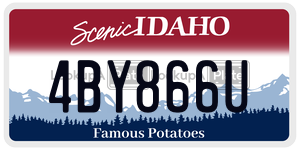 4BY866U  license plate in ID