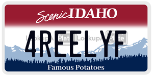 4REELYF  license plate in ID