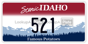 521  license plate in ID