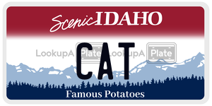 CAT  license plate in ID