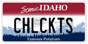 CHLCKTS  license plate in ID