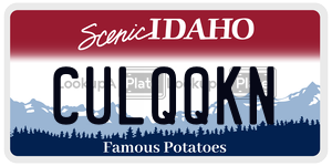 CULQQKN  license plate in ID