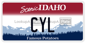 CYL  license plate in ID