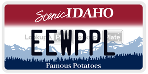 EEWPPL  license plate in ID