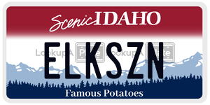 ELKSZN  license plate in ID