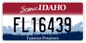 FL16439  license plate in ID