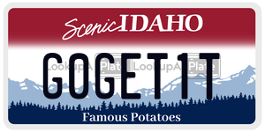 G0GET1T  license plate in ID