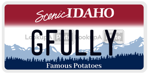 GFULLY  license plate in ID
