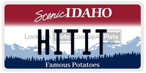 HITIT  license plate in ID