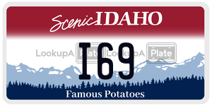 I69  license plate in ID