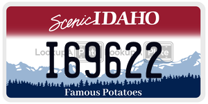 I69622  license plate in ID