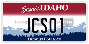 JCS01  license plate in ID
