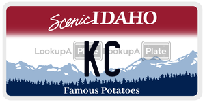 KC  license plate in ID