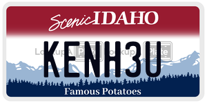 KENH3U  license plate in ID