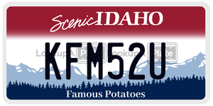 KFM52U  license plate in ID