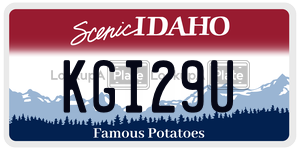 KGI29U  license plate in ID