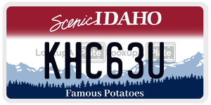 KHC63U  license plate in ID
