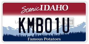 KMB01U  license plate in ID