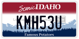 KMH53U  license plate in ID