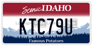 KTC79U  license plate in ID