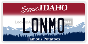 L0NM0  license plate in ID