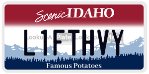 L1FTHVY  license plate in ID