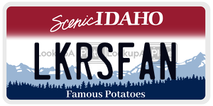 LKRSFAN  license plate in ID