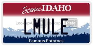 LMULE  license plate in ID