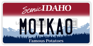 M0IKA0  license plate in ID