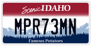 MPR73MN  license plate in ID