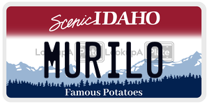 MURIL0  license plate in ID