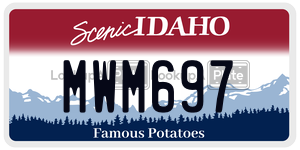 MWM697  license plate in ID