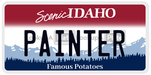 PAINTER  license plate in ID