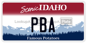 PBA  license plate in ID