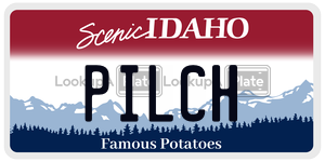 PILCH  license plate in ID
