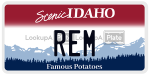 REM  license plate in ID