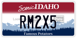 RM2X5  license plate in ID