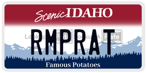 RMPRAT  license plate in ID